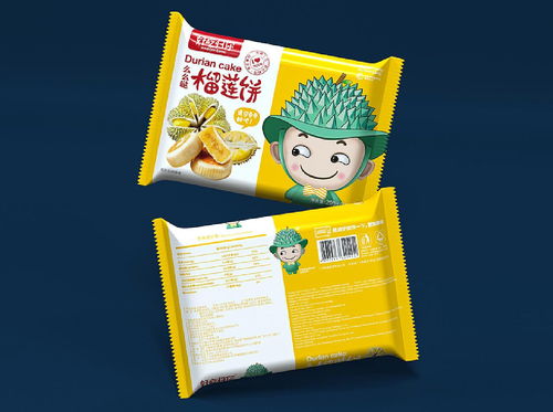 憨宝有味榴莲包装设计 唤醒味蕾的视觉盛宴